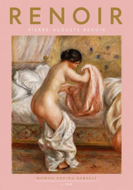 Renoir Woman Drying Herself No5 - Juliste