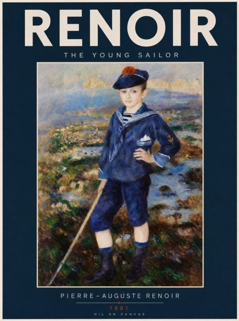 Renoir The Young Sailor No2 - Juliste