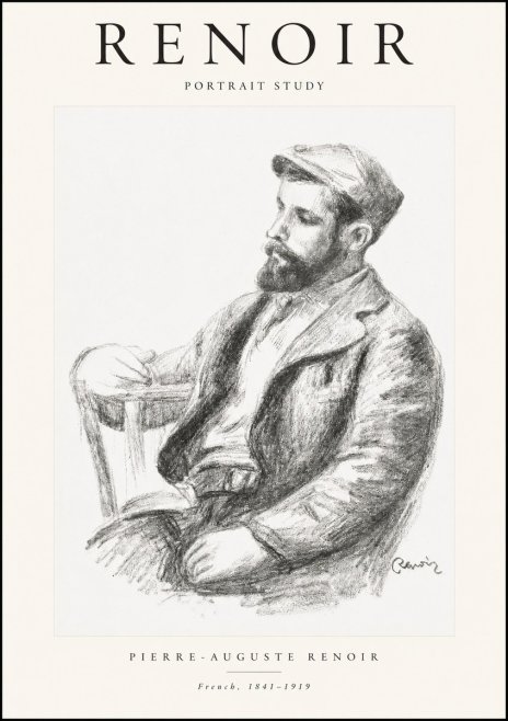 Renoir Portrait Study II No1 - Juliste