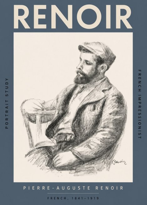 Renoir Portrait Study II No2 - Juliste
