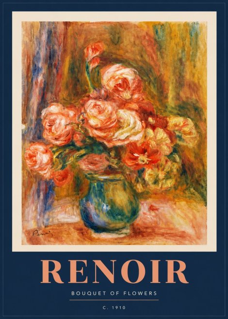 Renoir Bouquet of Flowers II No2 - Juliste
