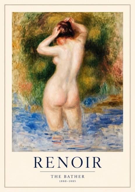Renoir The Bather No1 - Juliste