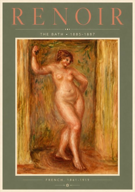 Renoir The Bath No4 - Juliste
