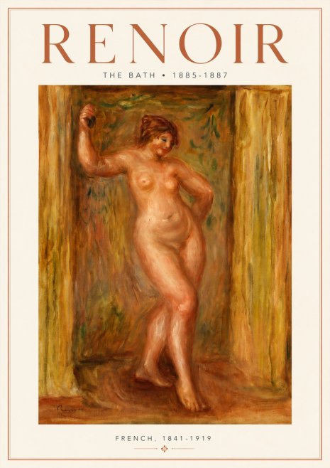 Renoir The Bath No5 - Juliste