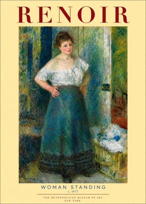 Renoir Woman Standing No2 - Juliste