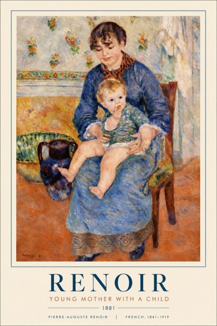 Renoir Woman and Child No3 - Juliste