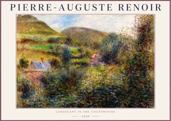 Renoir Landscape in the Countryside No4 - Juliste