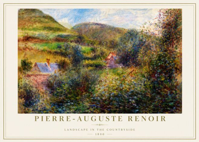 Renoir Landscape in the Countryside No5 - Juliste