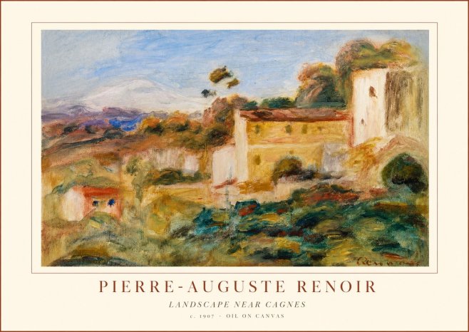Renoir Landscape Near Cagnes II No1 - Juliste