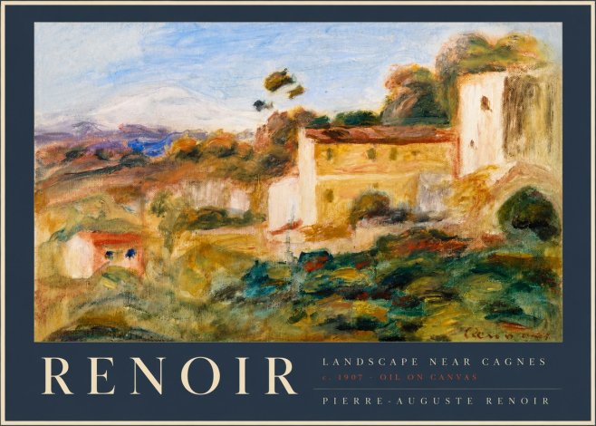 Renoir Landscape Near Cagnes II No2 - Juliste