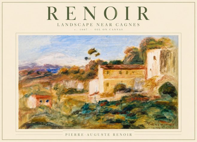 Renoir Landscape Near Cagnes No3 - Juliste