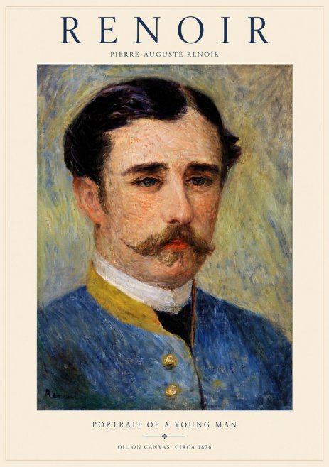 Renoir Portrait of a Young Officer No2 - Juliste