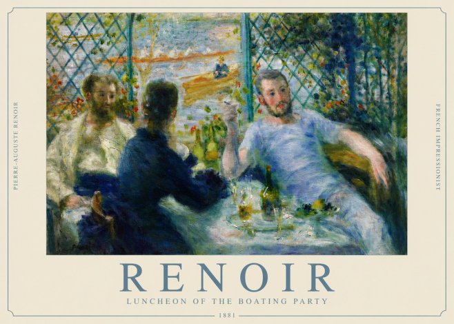 Renoir Luncheon of the Boating Party No2 - Juliste