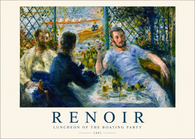 Renoir Luncheon of the Boating Party No3 - Juliste