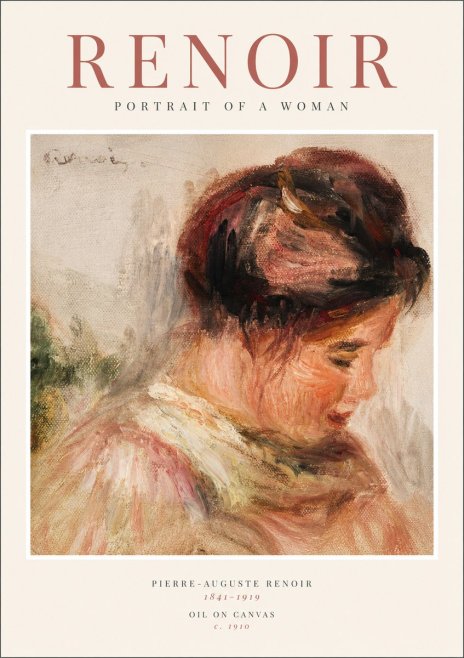 Renoir Portrait of a Woman II No1 - Juliste