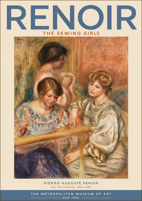 Renoir The Sewing Girls No2 - Juliste