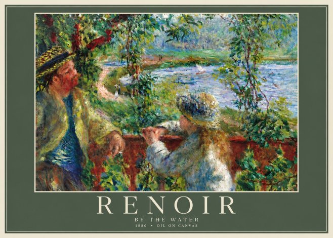 Renoir By the Water No6 - Juliste