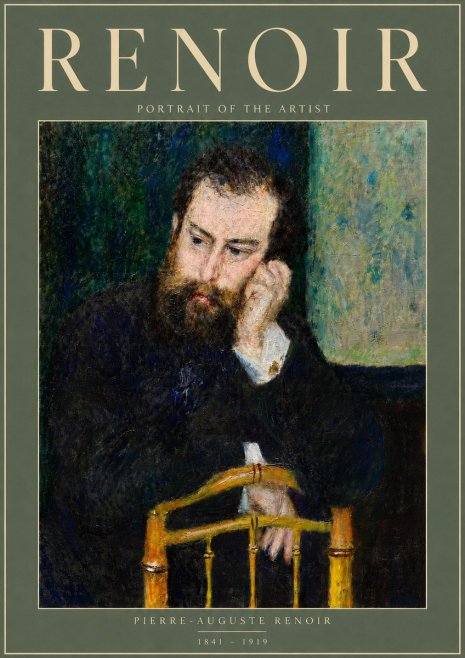Renoir Portrait of the Artist No4 - Juliste