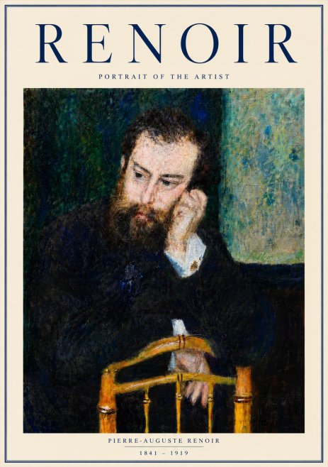 Renoir Portrait of the Artist No6 - Juliste