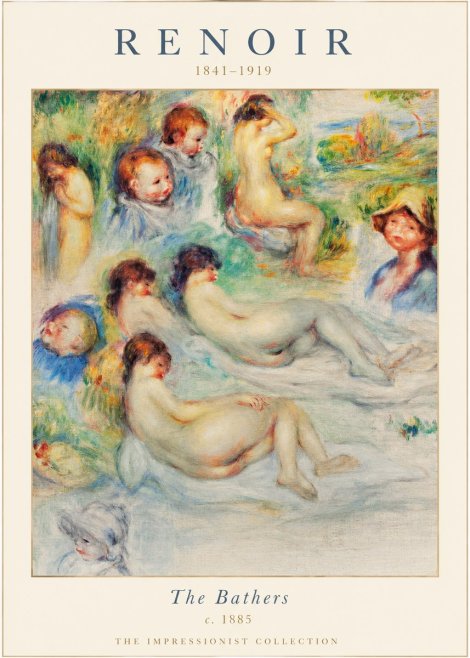 Renoir The Bathers II No1 - Juliste