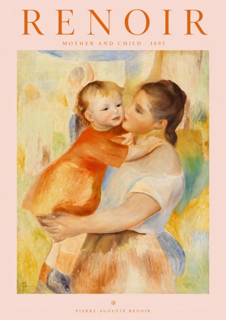 Renoir Mother and Child No2 - Juliste