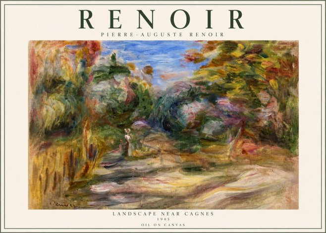 Renoir Landscape Near Cagnes III No2 - Juliste