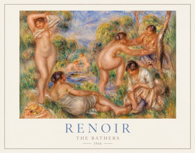 Renoir The Bathers III No1 - Juliste