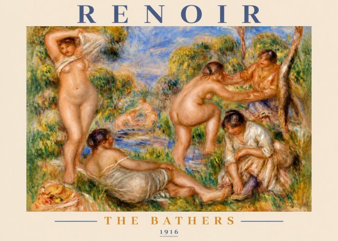 Renoir The Bathers III No3 - Juliste