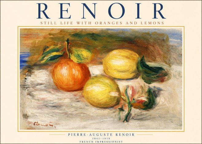 Renoir Still Life with Fruit II No2 - Juliste