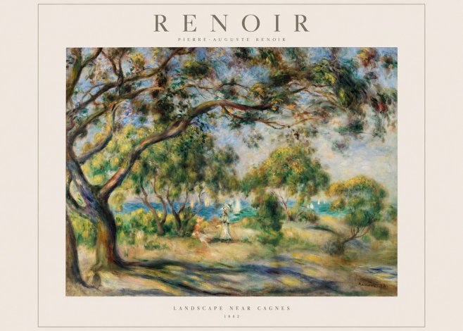 Renoir Landscape Near Cagnes IV No1 - Juliste
