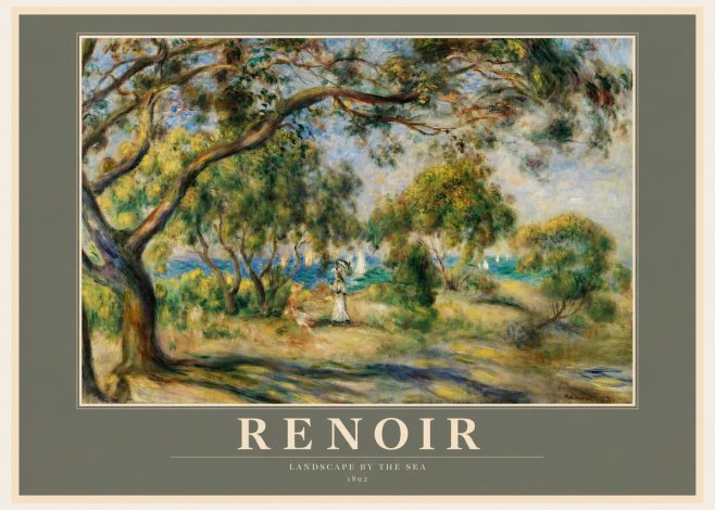 Renoir Landscape Near Cagnes IV No2 - Juliste