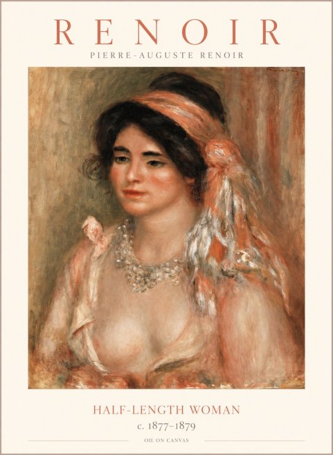 Renoir Half-length Woman No1 - Juliste