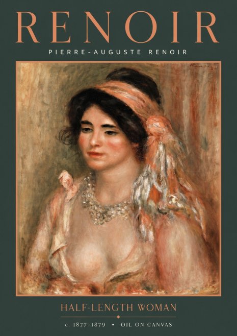 Renoir Half-length Woman No2 - Juliste