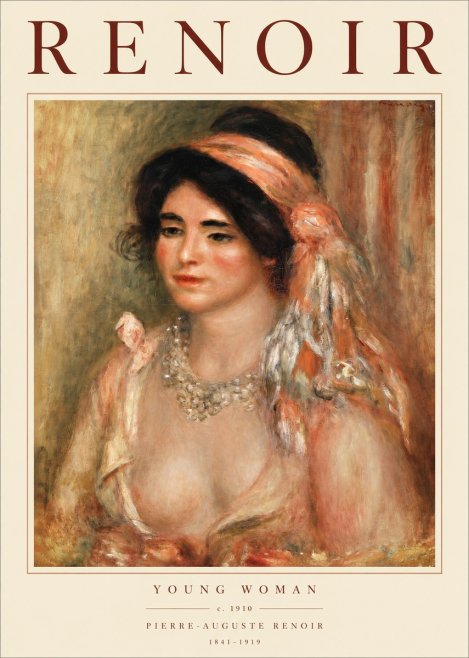Renoir Half-length Woman No3 - Juliste