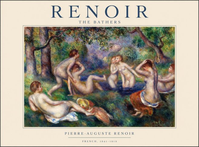 Renoir The Bathers IV No1 - Juliste