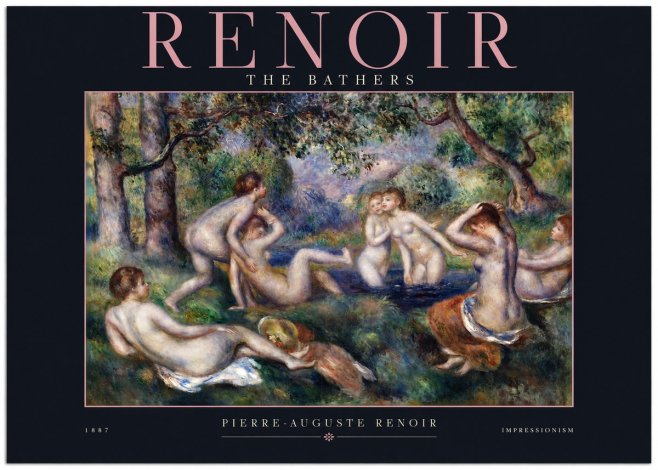 Renoir The Bathers IV No2 - Juliste