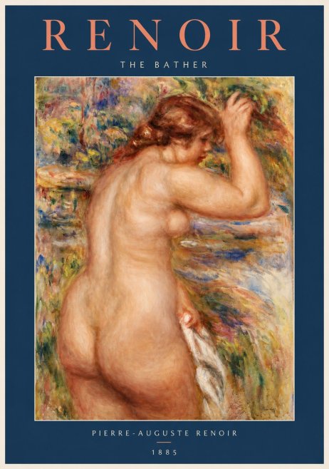 Renoir Bather No4 - Juliste