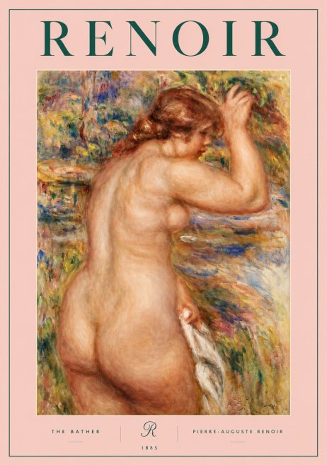 Renoir Bather No5 - Juliste