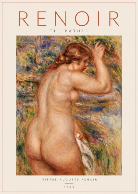 Renoir Bather No6 - Juliste