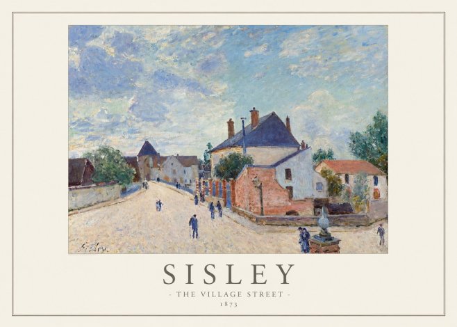 Sisley The Village Street No1 - Juliste