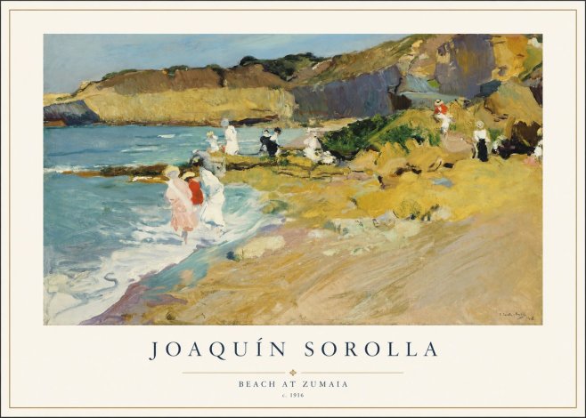 Sorolla Beach at Zumaia No1 - Juliste