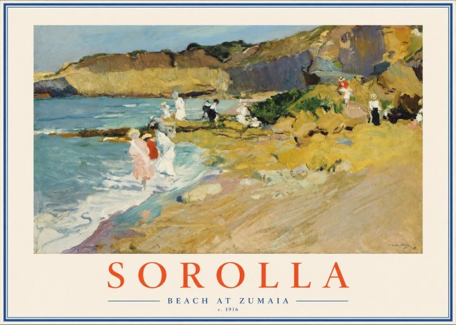 Sorolla Beach at Zumaia No2 - Juliste