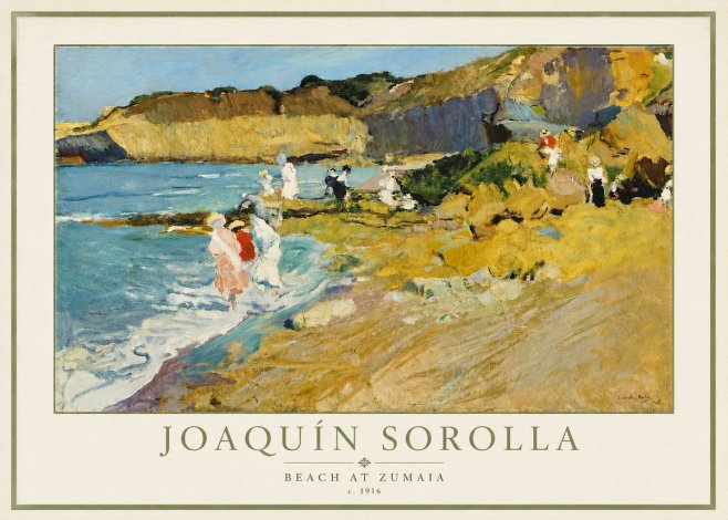 Sorolla Beach at Zumaia No5 - Juliste