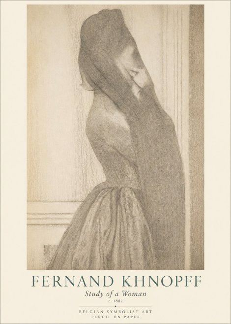 Fernand Khnopff Study of a Woman No1 - Juliste