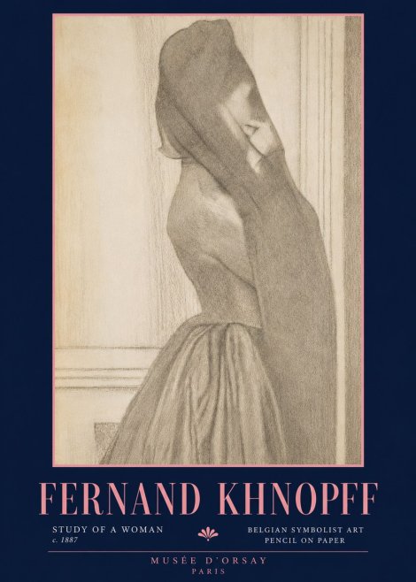 Fernand Khnopff Study of a Woman No4 - Juliste