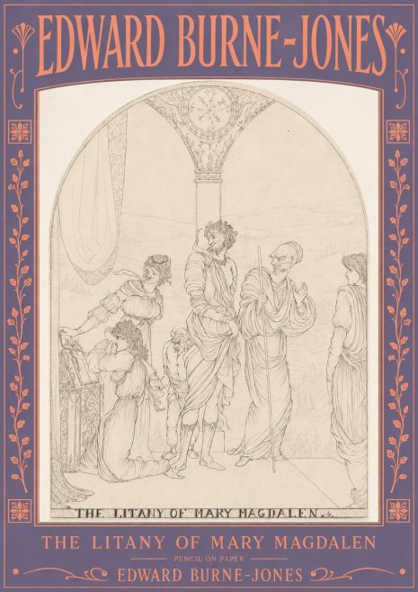 Edward Burne-Jones The Litany of Mary Magdalen No3 - Juliste