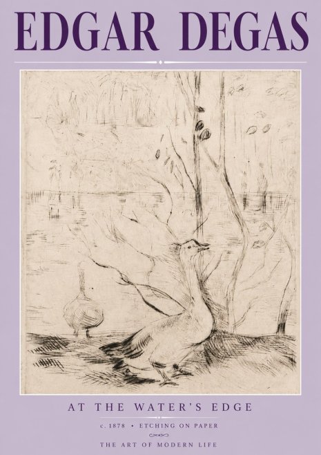 Edgar Degas At the Water's Edge No3 - Juliste