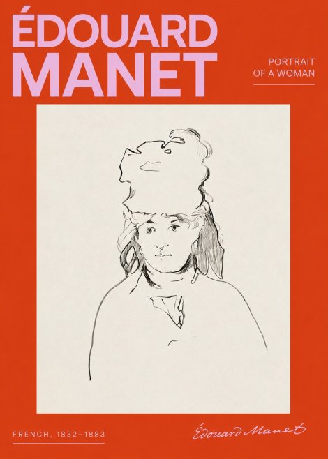 Édouard Manet Portrait of a Woman No2 - Juliste