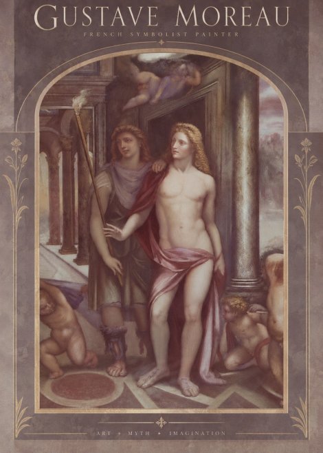 Gustave Moreau Youth No6 - Juliste