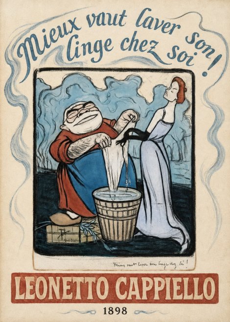 Leonetto Cappiello Mieux Vaut Laver Son Linge Chez Soi! No3 - Juliste